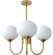 BOKT Mid Century Modern 3-Light Globe Sputnik Chandelier