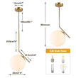 BOKT Modern 1-Light Globe Line Pendant Lighting